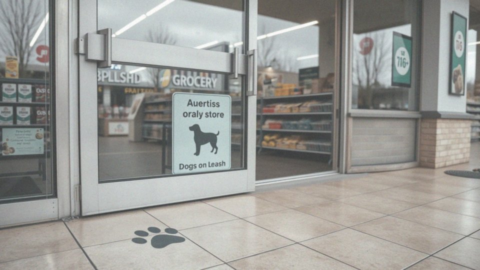 Czy smycz i kaganiec są obowiązkowe w sklepie?