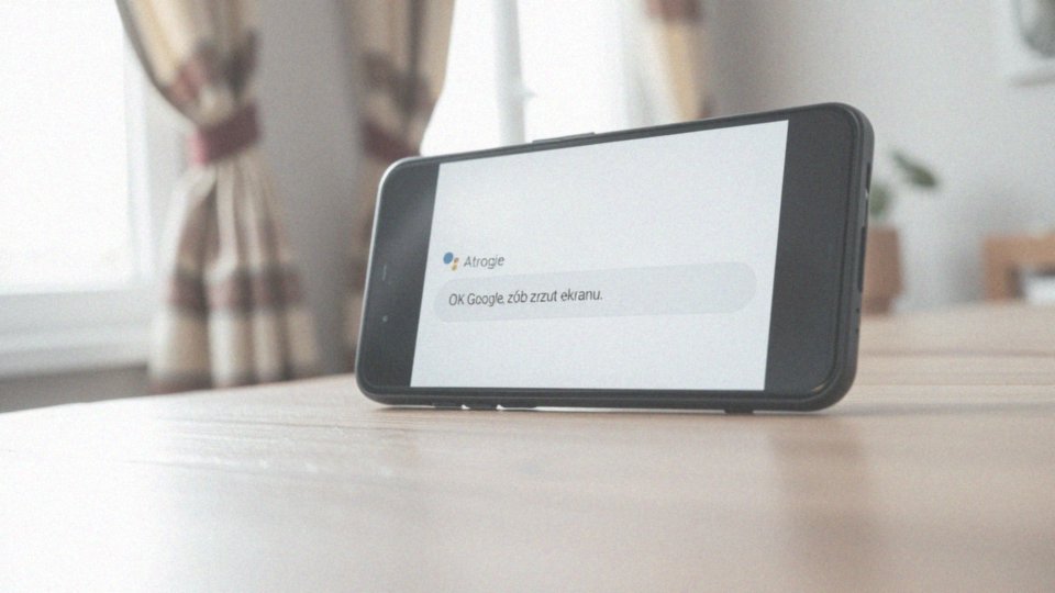 Jak użyć asystenta Google do wykonania zrzutu ekranu?