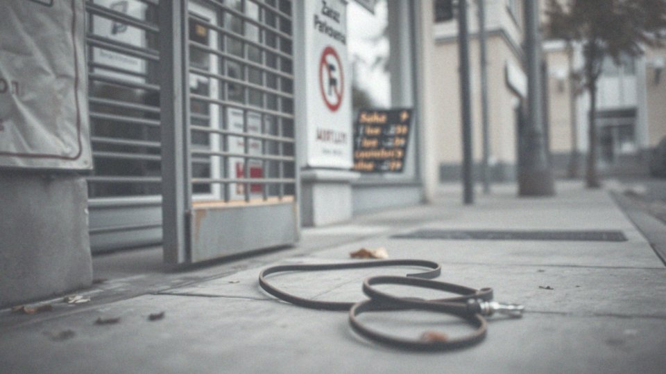Kiedy można zostawić psa pod sklepem?
