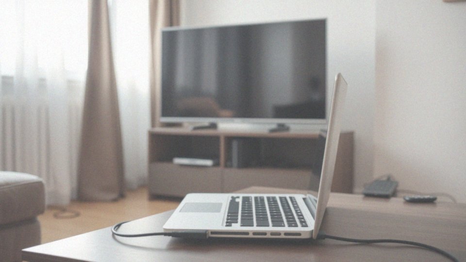 Jak użyć kabla USB do połączenia laptopa z telewizorem?