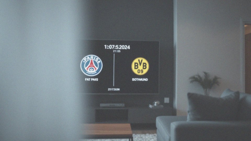 Kiedy rozpocznie się mecz PSG – Borussia Dortmund?