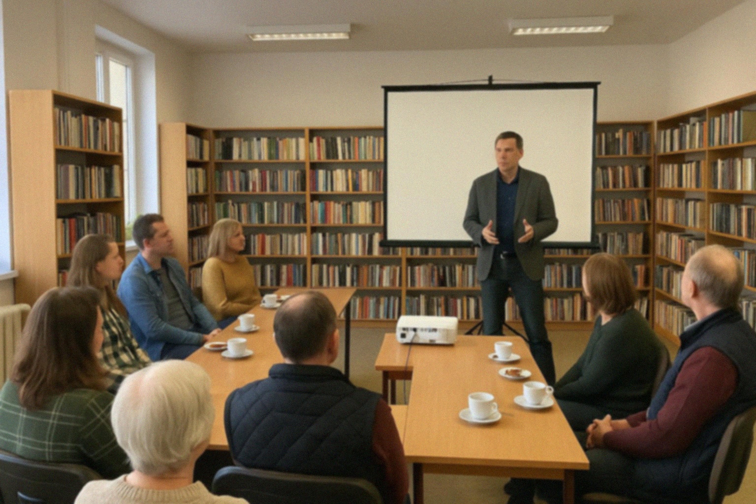 Spotkanie Klubu Przyjaciół Biblioteki w Kwakowie