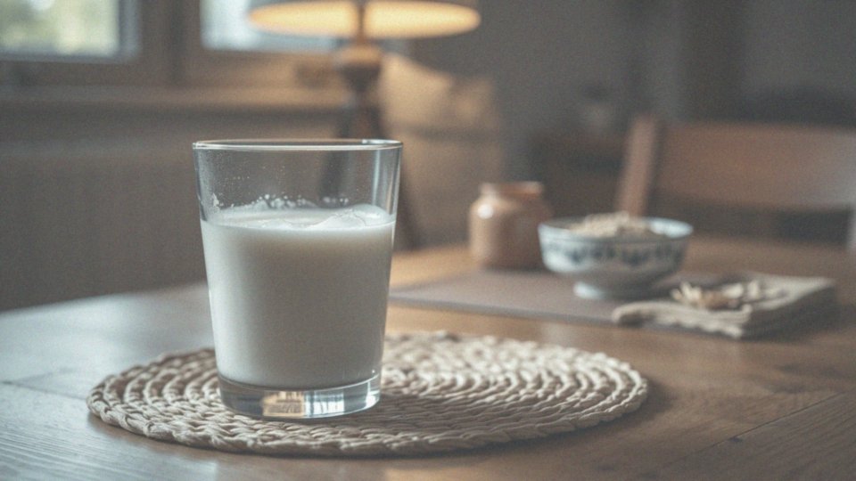 Mleko na noc odchudzanie – jak wspiera proces utraty wagi?